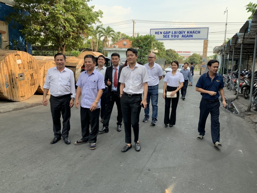Hiệp hội Saca thăm nhà máy dây cáp điện Việt Thái 