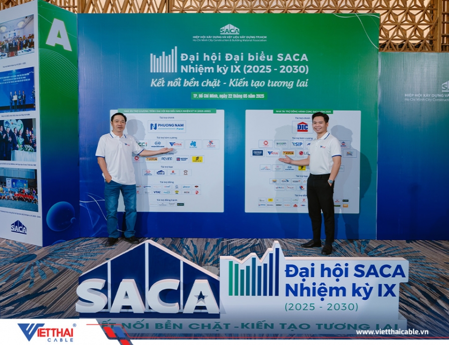 VIỆT THÁI CABLE ĐỒNG HÀNH CÙNG ĐẠI HỘI ĐẠI BIỂU SACA NHIỆM KỲ IX (2025–2030)