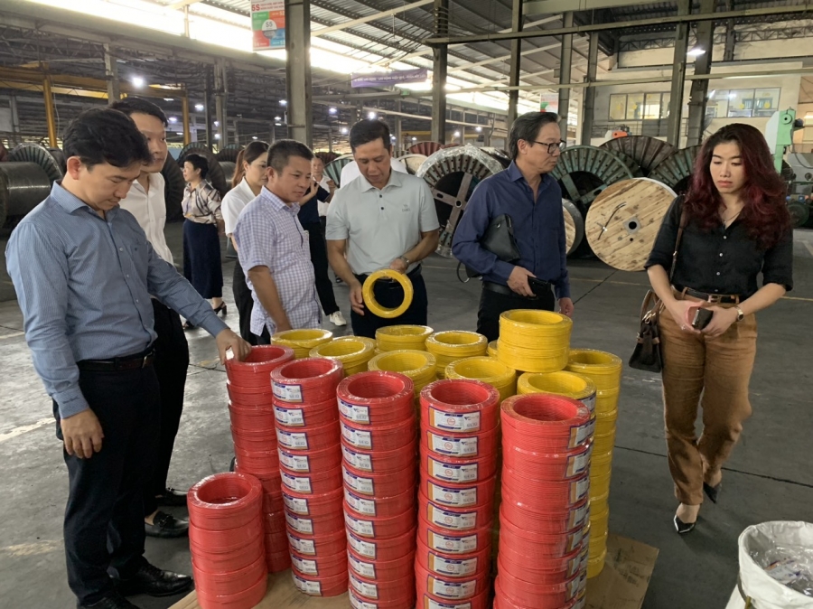 Hiệp hội Saca thăm nhà máy dây cáp điện Việt Thái 