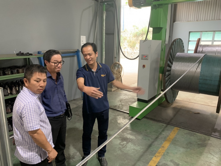 Hiệp hội Saca thăm nhà máy dây cáp điện Việt Thái 